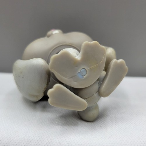 Littlest Pet Shop #346 Gray Bunny Rabbit Figure Hasbro Toy Blue Eyes Pink Nose - Picture 7 of 8