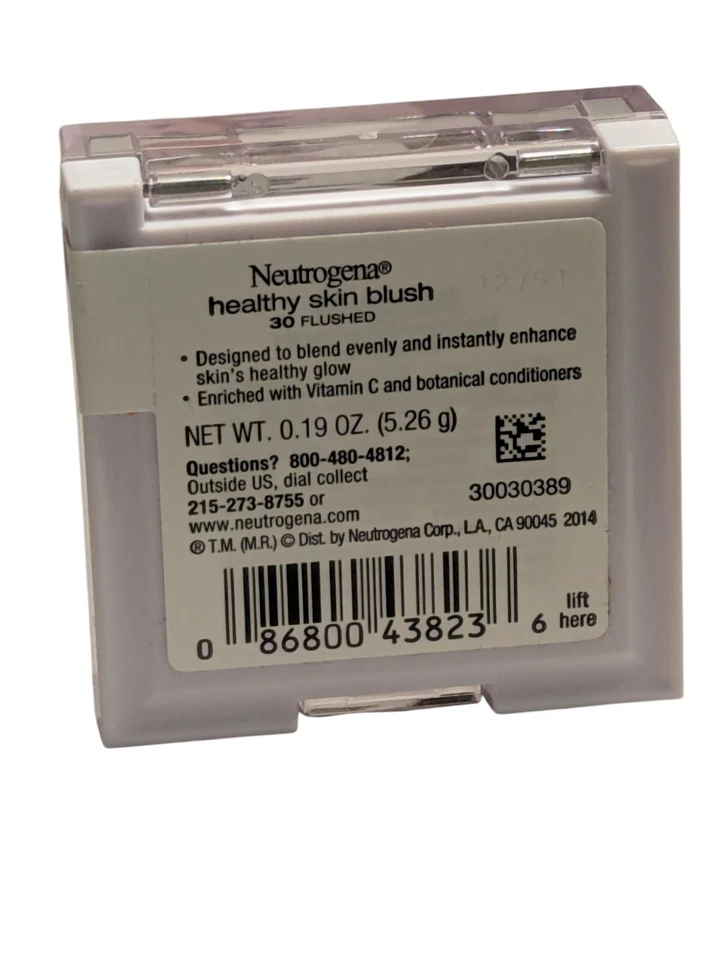 Neutrogena Healthy Skin Vitamin Infused Blush - 30 Flushed' Shade New/Sealed - Image 2 of 2