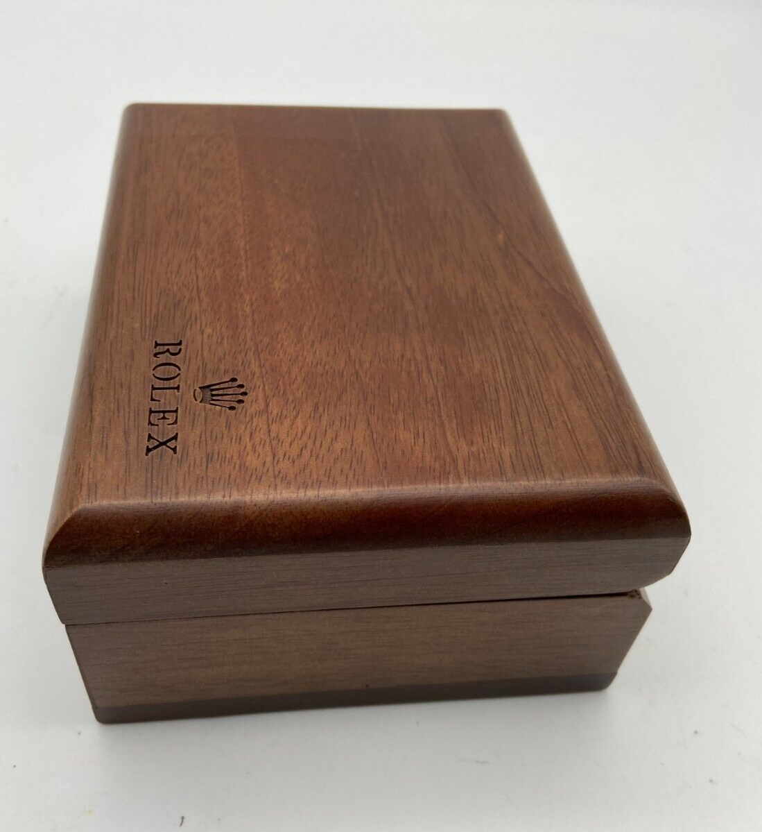 Genuine ROLEX Wooden Watch Empty Box Case Vintage #1236 | eBay