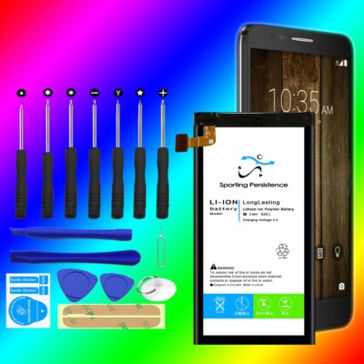 Large Capacity 3870mAh Battery Tool Set f Alcatel OneTouch POP 4 Plus 5056E USA
