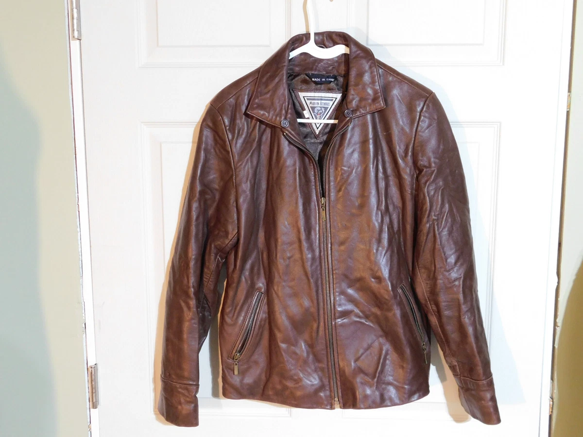 Marvin richards leather jacket cheap