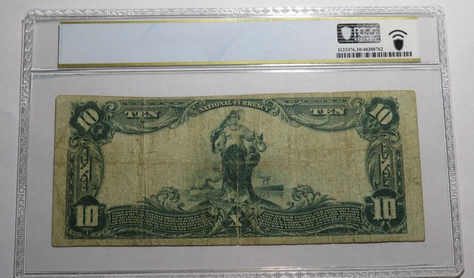 $10 1902 Hope Arkansas AR National Currency Bank Note Bill Ch. #10579 PCGS VG10 - Image 4 of 4