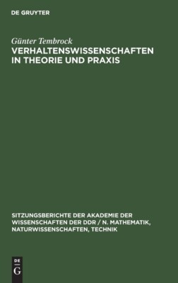 Verhaltenswissenschaften In Theorie Und Praxis