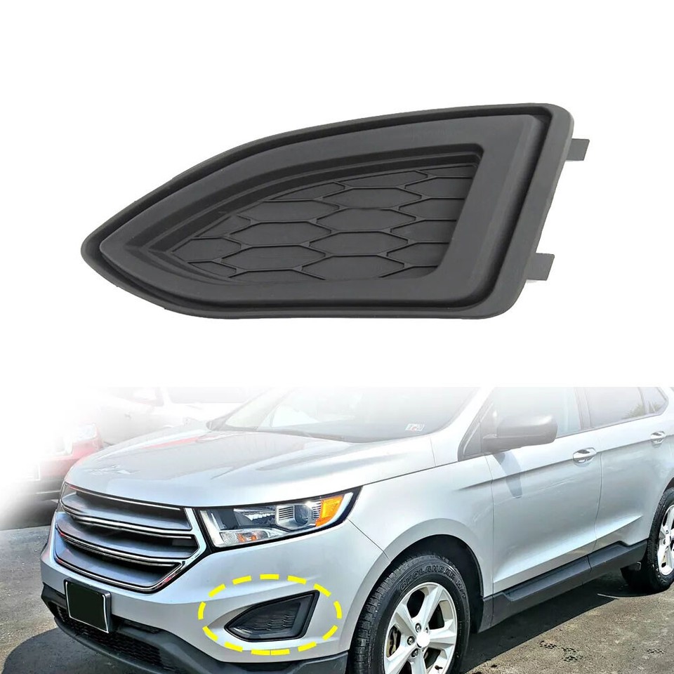 Left Driver Side Front Bumper Fog Light Lamp Cover Bezel For Ford Edge ...