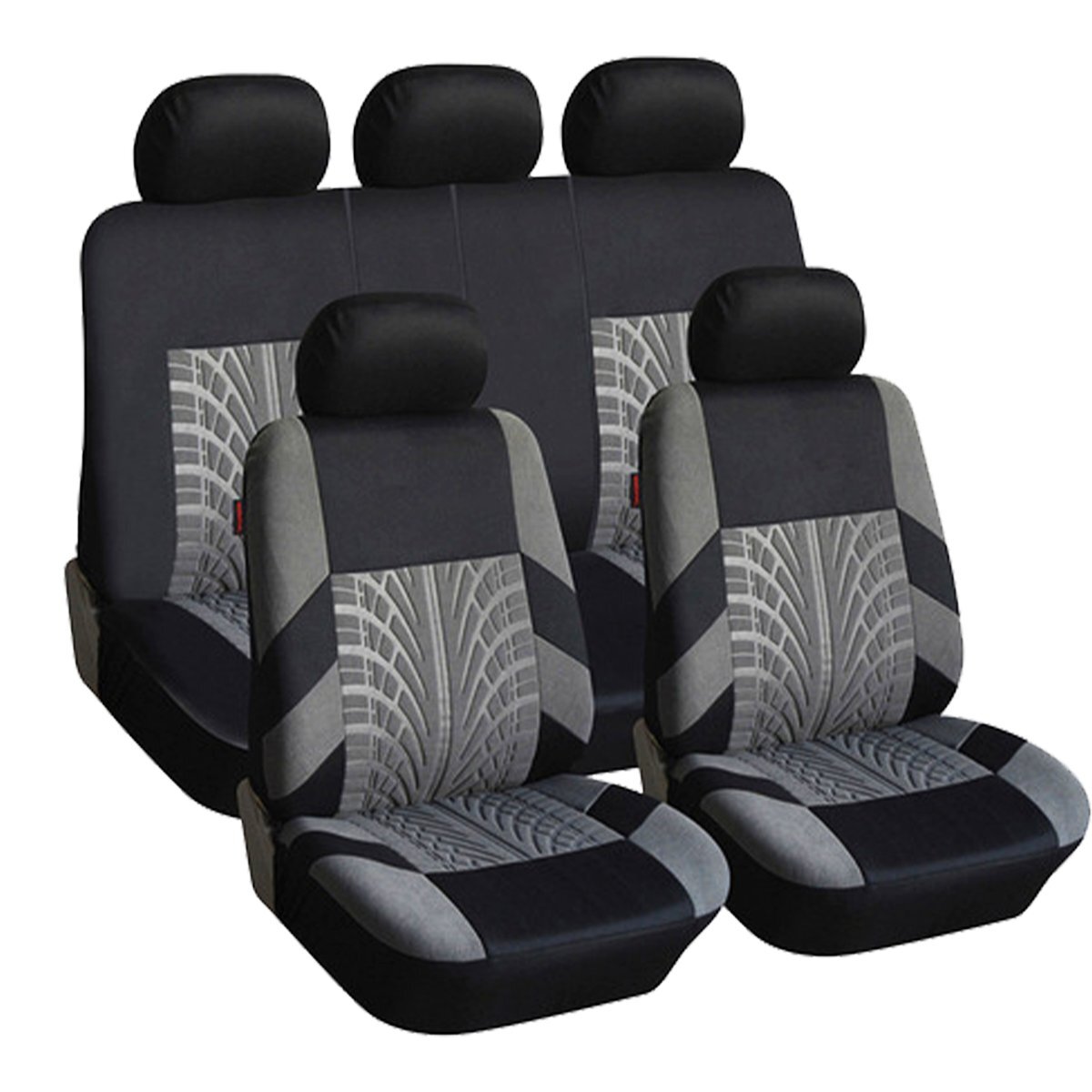 Car Seat Covers Full Set 5-Seat Front & Rear Protectors For Jeep Grand Cherokee