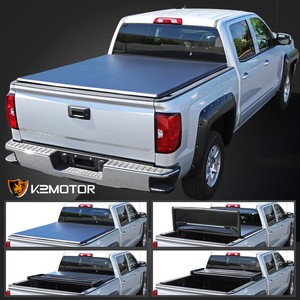 Fits 2015 2019 Ford F150 Super Crew Cab 5 5ft Short Bed Tri Fold Tonneau Cover Ebay