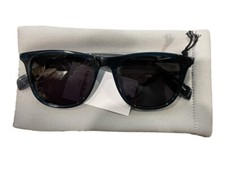 Men's Acetate Square Surf Sunglasses - Goodfellow  Co Blue with Storage Case