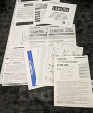 Olympus CAMEDIA C-2/D-230 Digital Camera Manual, Disc, Quick Start Guide Etc
