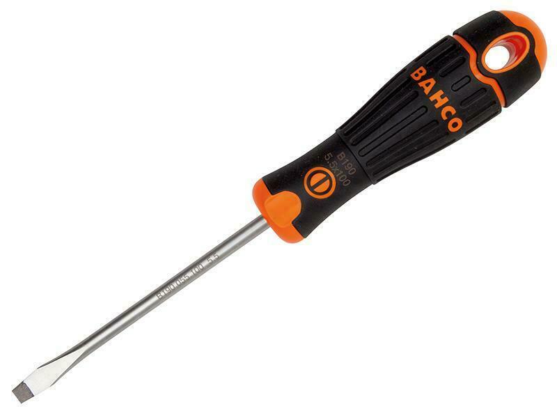 Bahco Bahcofit Screwdriver Flared Slotted Tip 8.0 X 175Mm BAH190080175