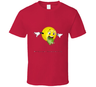 Happy Face Barfing T-shirt And Apparel T Shirt