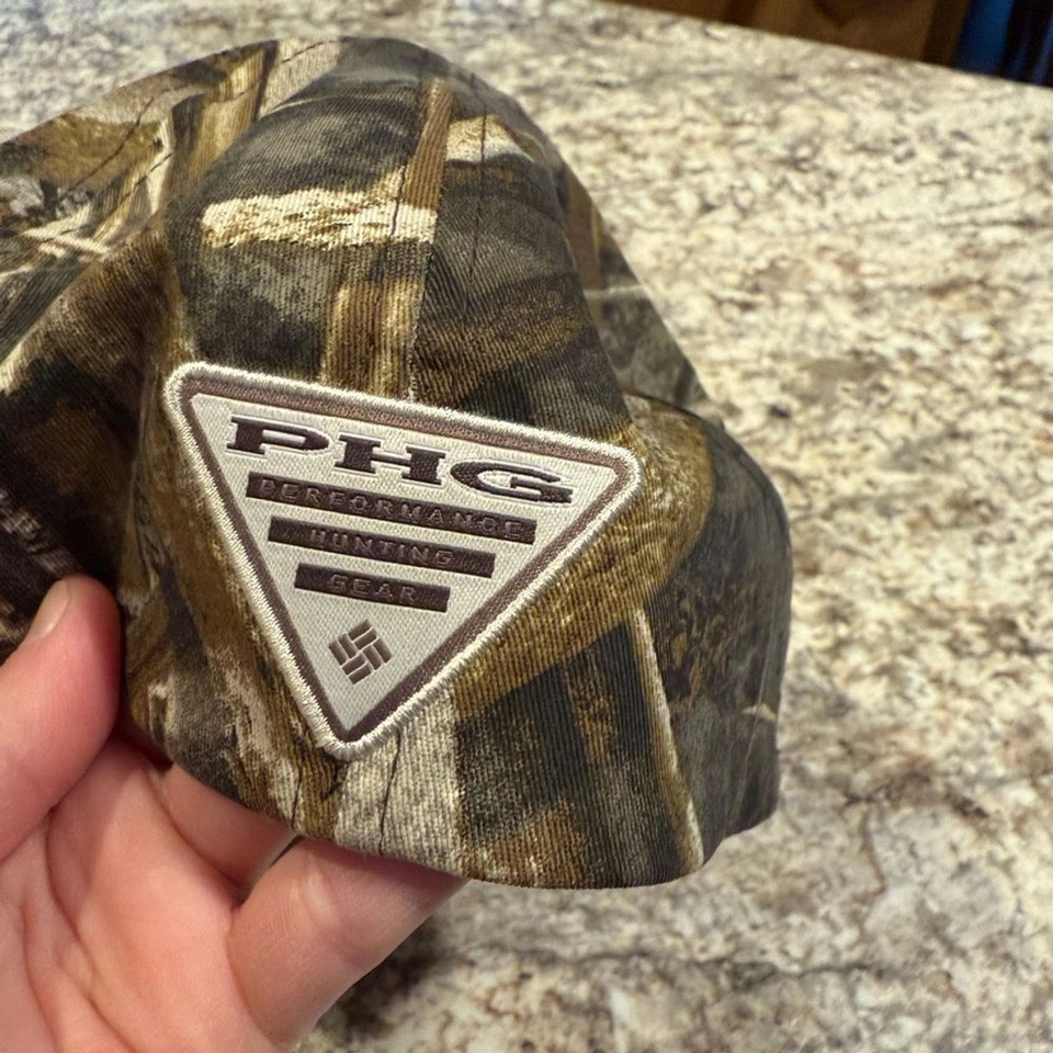 Columbia PHG Camuflaje Gorra Hombre Ajustada Talla S/M Flex Fit Caza Unisex Nuevo Sin Etiquetas Foto 3 de 4
