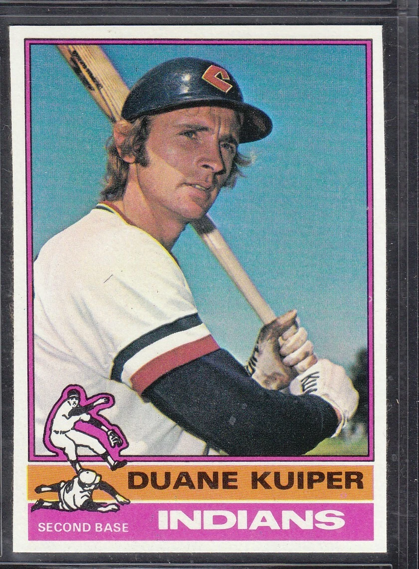 1976 Topps #508 Duane Kuiper Cleveland Indians nrmt Set Break