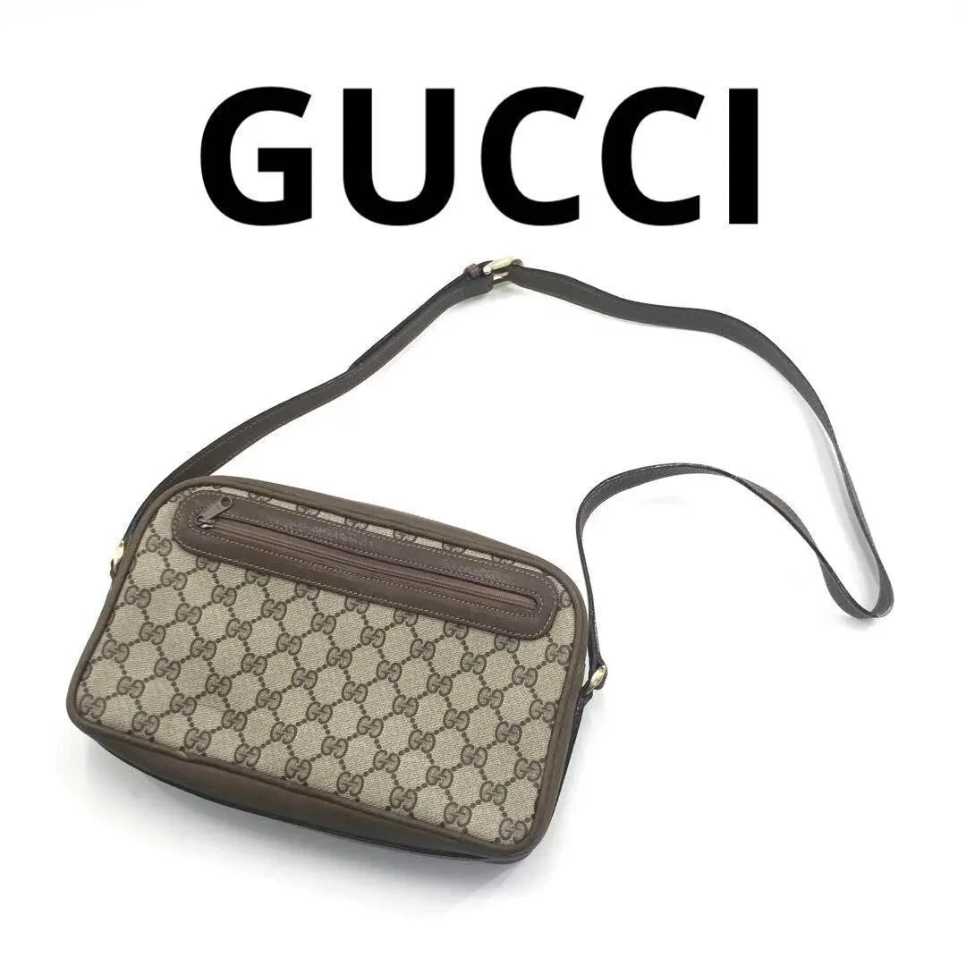 Sac à bandoulière GUCCI 001.067.1282 PVC beige authentique I090638