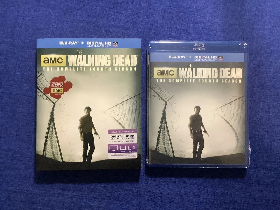 WALKING DEAD: SEASON 4 (BLURAY) Brand New Sealed Region A + Slipcover Horror - Image 3 of 4
