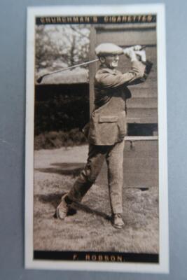 CHURCHMAN BERÜHMTE GOLFER FREDERICK ROBSON # 36 1927 POSTFRISCH SIEHE ALLE FOTOS