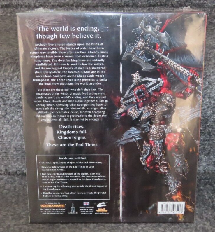 Warhammer The Lord of The End Times Archaon Two Hardback Book Set