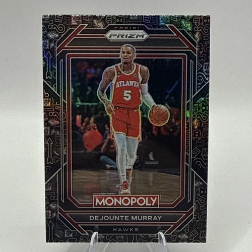 Dejounte Murray 2022-23 Panini Prizm Monopoly Black Icons Prizm #2 Hawks