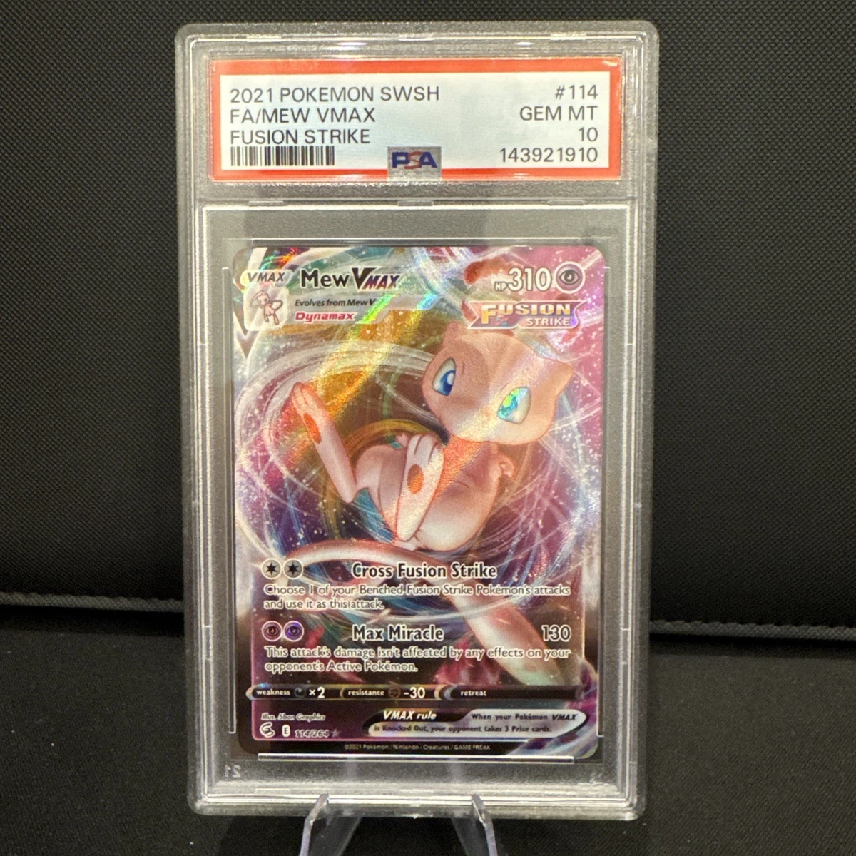Mew Pokémon TCG Professional Sports Authenticator (PSA) Grade 10
