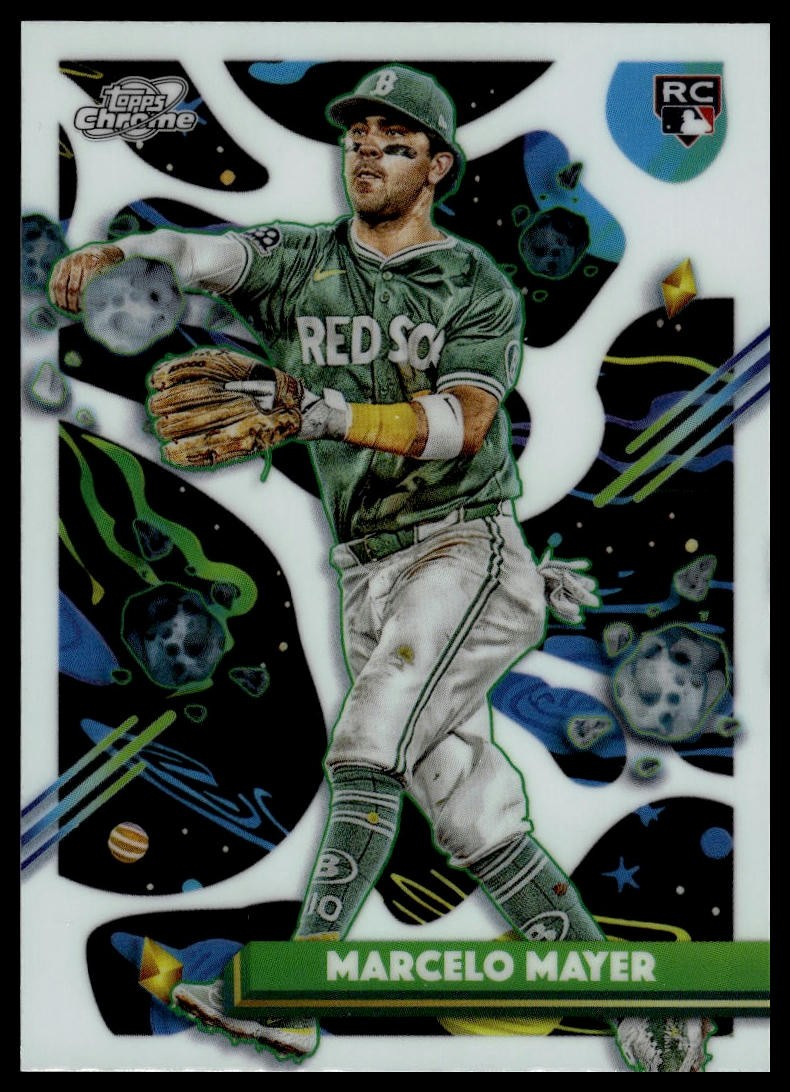 2025 Topps Chrome Cosmic #91 Marcelo Mayer White Hole Refractor