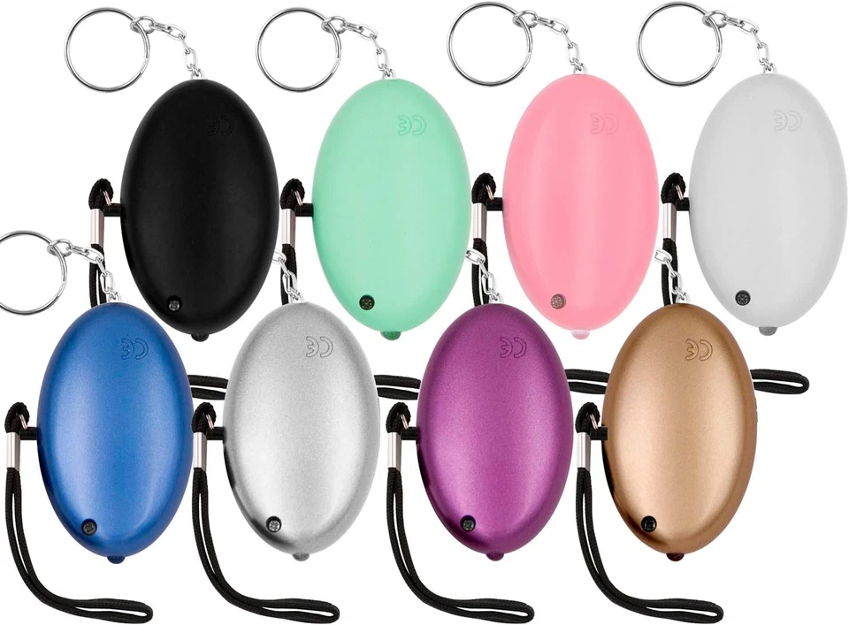 Safe Sound Personal Alarm, 8 Pack 140DB Personal Security Alarm Keychain with LE - Image 2 of 4