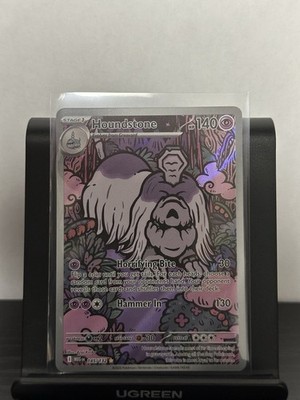 Pokémon Mega Evolution Houndstone 145/132 Illustration Rare Holo NM