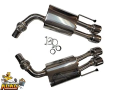 BeckerCatback 07-13 Mercedes Benz S-Class, S550/S63/S65 Exhaust System, Quad tip