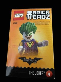 LEGO BRICKHEADZ DC COMICS THE JOKER ( 41588! ) RETIRED BRAND NEW Sealed 