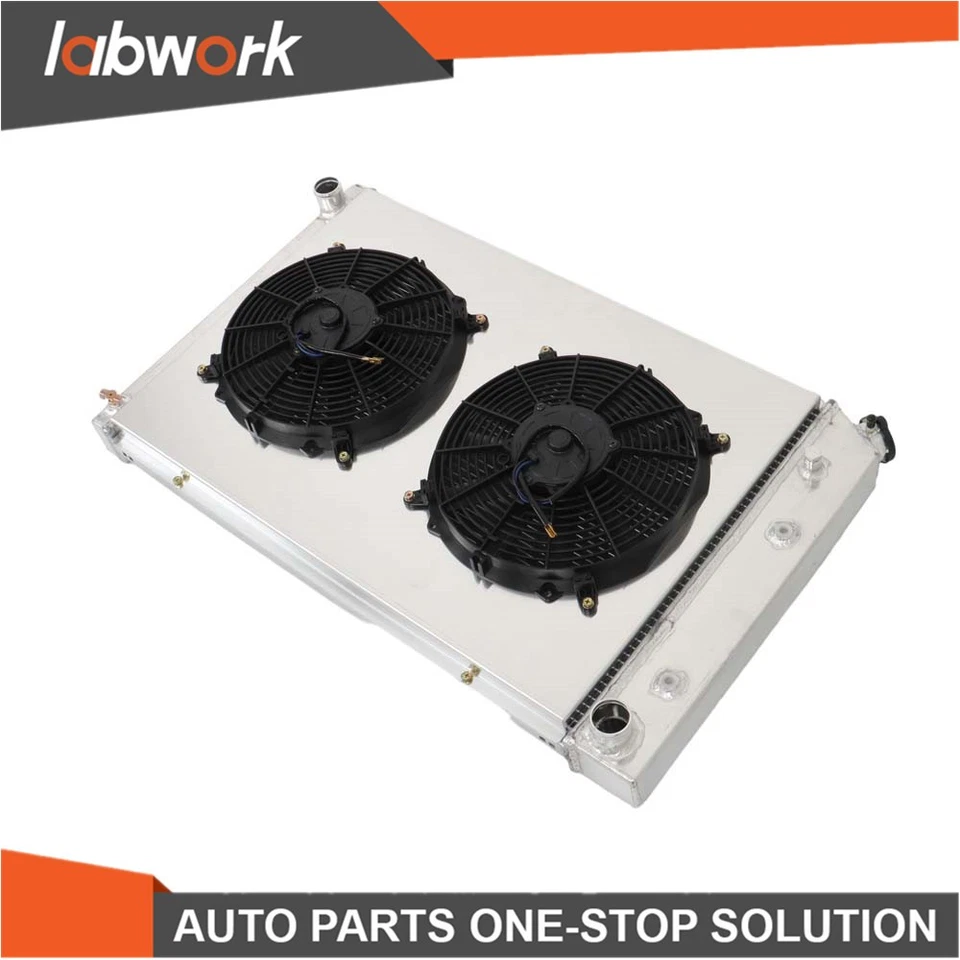 Labwork 4Row Radiator+Shroud Fan CC716 For Chevy C/K C10 C20 C30 K10/20 1973-87 - Изображение 3 из 4