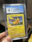 CGC 9 Mint Pokemon Pikachu Sequin Holo General Mills Black Star Promo SWSH039