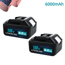 6.0Ah 18V Tool Battery Pack For Makita LXT Lithium-Ion BL1830 BL1850 BL1860 New