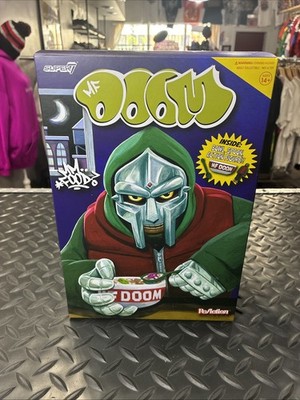 Super7 MF Doom Wave 2 Reaction Figure and Cereal Bowl Set New Sealed Box