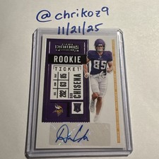 2020 Panini Contenders Rookie Ticket Autographs #239 DAN CHISENA