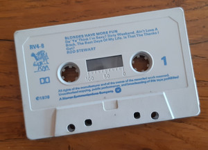 ROD STEWART - BLONDES HAVE MORE FUN (MC AUDIO TAPE ORIGINAL, NO COVER)