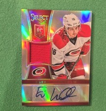 2013-14 Panini Select Elias Lindholm Rookie Patch Auto 33/99 #319