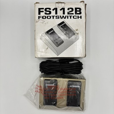 Behringer FS112B Dual Footswitch NIB Channel Ultrabass NEW w/ Box 1/4  Plug FE