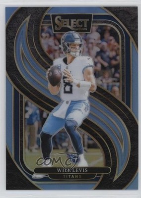 2024 Panini Select Premier Level Light Blue Prizm 89/99 Will Levis #200 0y2q