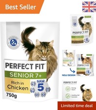 Complete Chicken-Based Cat Food for Senior Kittens 7+, 4 Pack of 750g Bags 8.33 per kilo