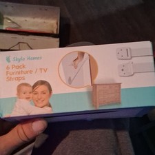 Skyla Homes 6 Pack Furniture TV Straps Baby Safety Locks