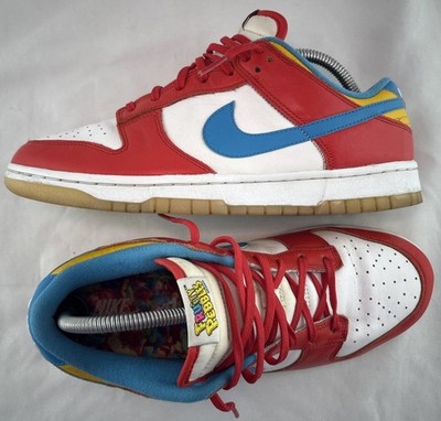 Nike Dunk Low QS Fruity Pebbles LeBron James DH8009-600 Size 9 Multicolor Shoes