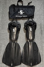 Scubapro Seawing Nova Open Heel Fins Black Size Small Used Once Snorkeling Scuba
