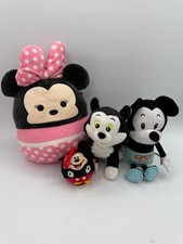 Lot Minnie Mickey Mouse Squishmallows Just Play Plush Mini Clip Figaro Disney