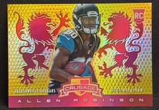ALLEN ROBINSON 2014 PANINI ROOKIES & STARS CRUSADE PRIZM RED /99 RC JAGUARS