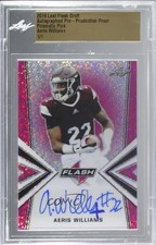 2019 Leaf Flash Pre-Production Proof Pink Prismatic 1/1 Aeris Williams Auto 2r5
