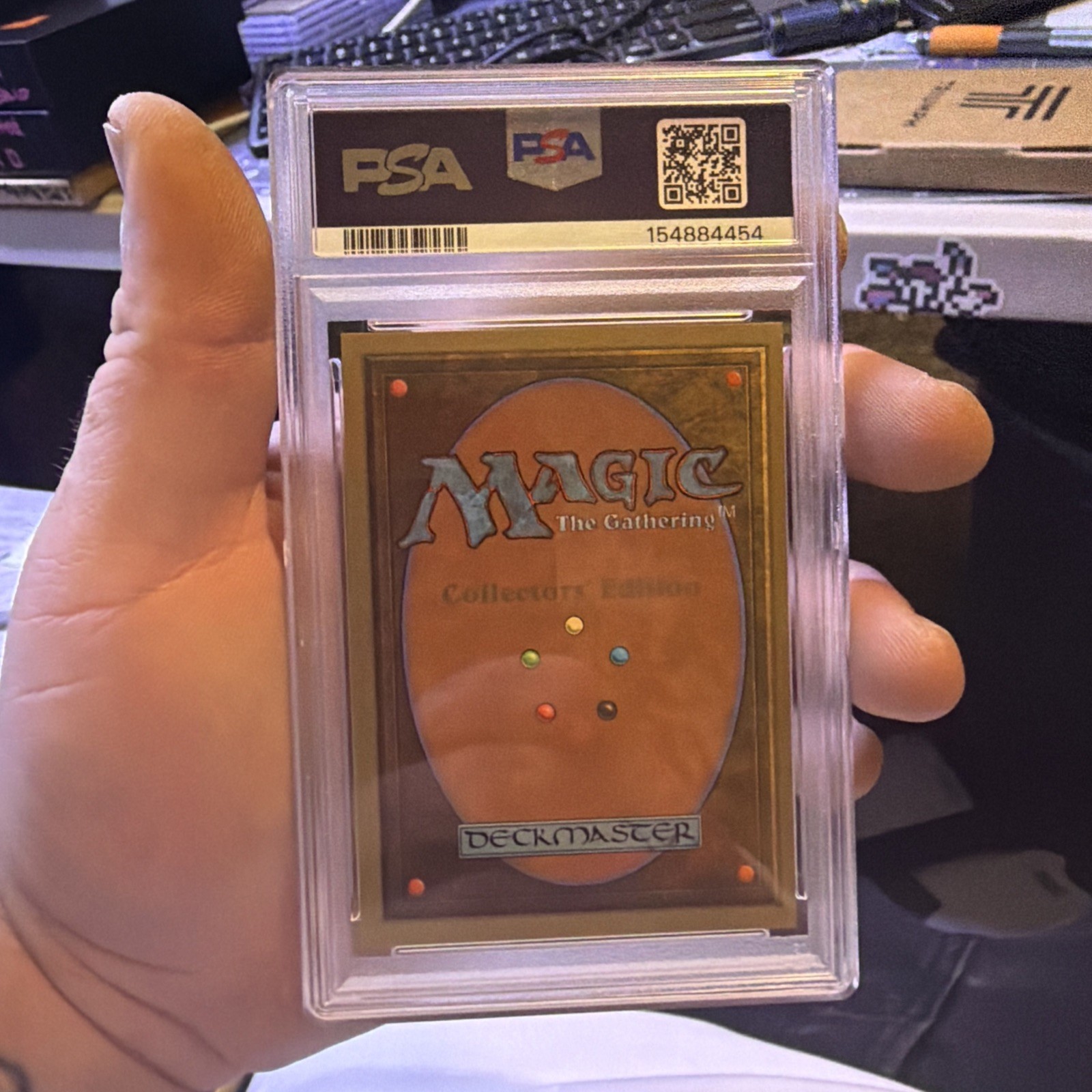 1993 MTG Collectors’ Edition Mox Ruby PSA 8 NM-MT MTG Power Nine Reserved List view 2