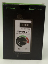 Electronic Fan Speed Controller, Ceiling Fans with 6' Long, 120V 15A Cord