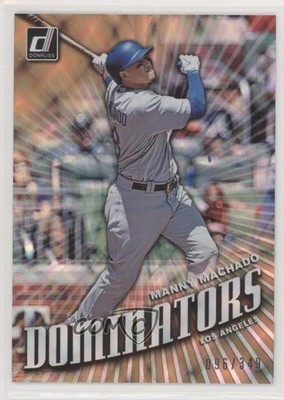 2019 Panini Donruss Dominators Bronze 96/349 Manny Machado #D4 9o3