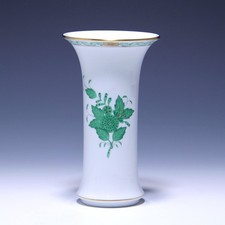 Herend Porzellan Vase APPONYI gr&uuml;n 7037/AV - I. Wahl - 16,8 cm #1