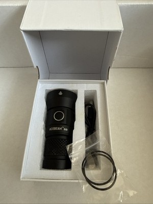 Acebeam E10 LED Flashlight 760 Lumens 562m Throw 26350 USB Rechargeable