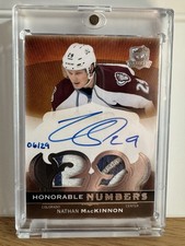 2014 NATHAN MACKINNON AUTO PATCH HONORABLE NUMBERS 06/29
