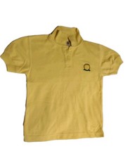 Vintage Brownies polo shirt, yellow, used, 26" / 66cm